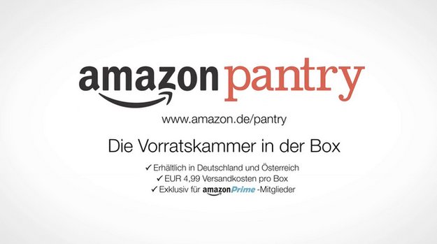 Amazon Pantry in Deutschland: Essen online bestellen