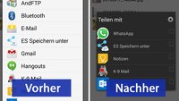 Android: Teilen-Menü anpassen – So geht's