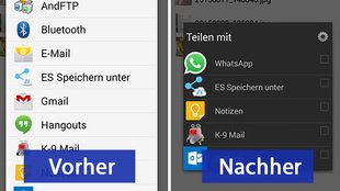 Android: Teilen-Menü anpassen – So geht's