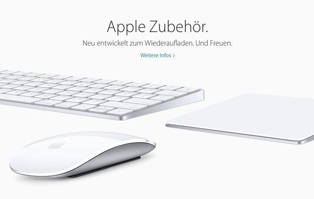 Neues Magic-Zubehör: Nach 2 Minuten für 9 Stunden geladen, Kopplung über Kabel