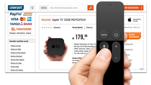 Apple TV 4: Vom Hersteller autorisierter Händler nimmt erste Bestellungen an (Update)