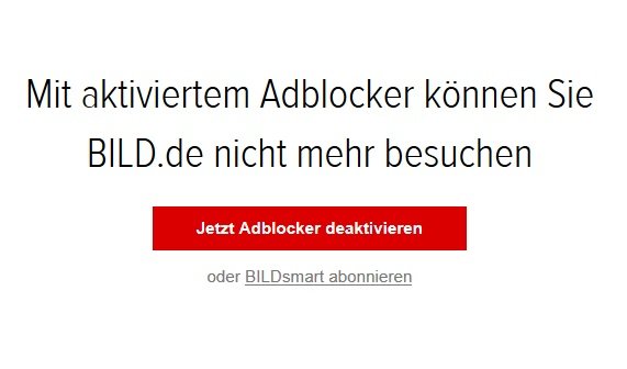 Bild De Adblocker Umgehen Firefox BILD.de und Co.: Adblock-Sperre umgehen – so geht‘s