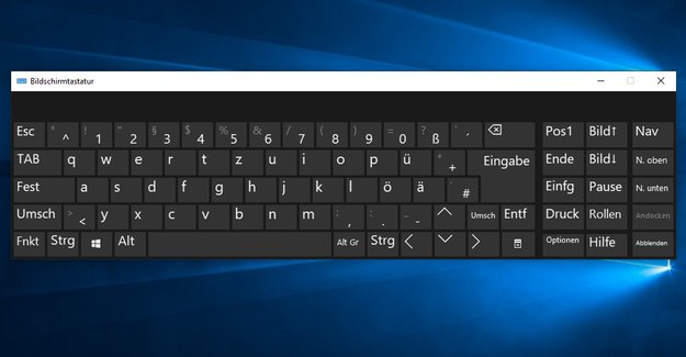Windows 10: Bildschirmtastatur aktivieren & deaktivieren – so geht's