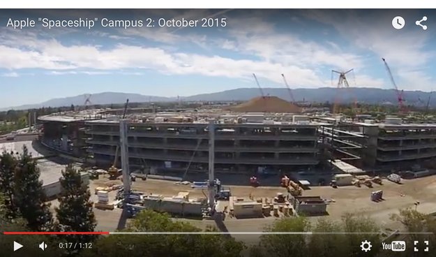 Apple Campus 2: Erste Gebäudeteile erreichen endgültige Höhe