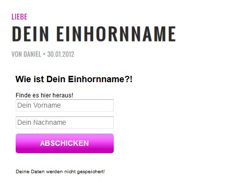 dein-einhornname