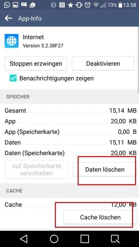 Internet Angehalten Fehler Bei Android Tablet Samsung Galaxy S6 S5 Und Co