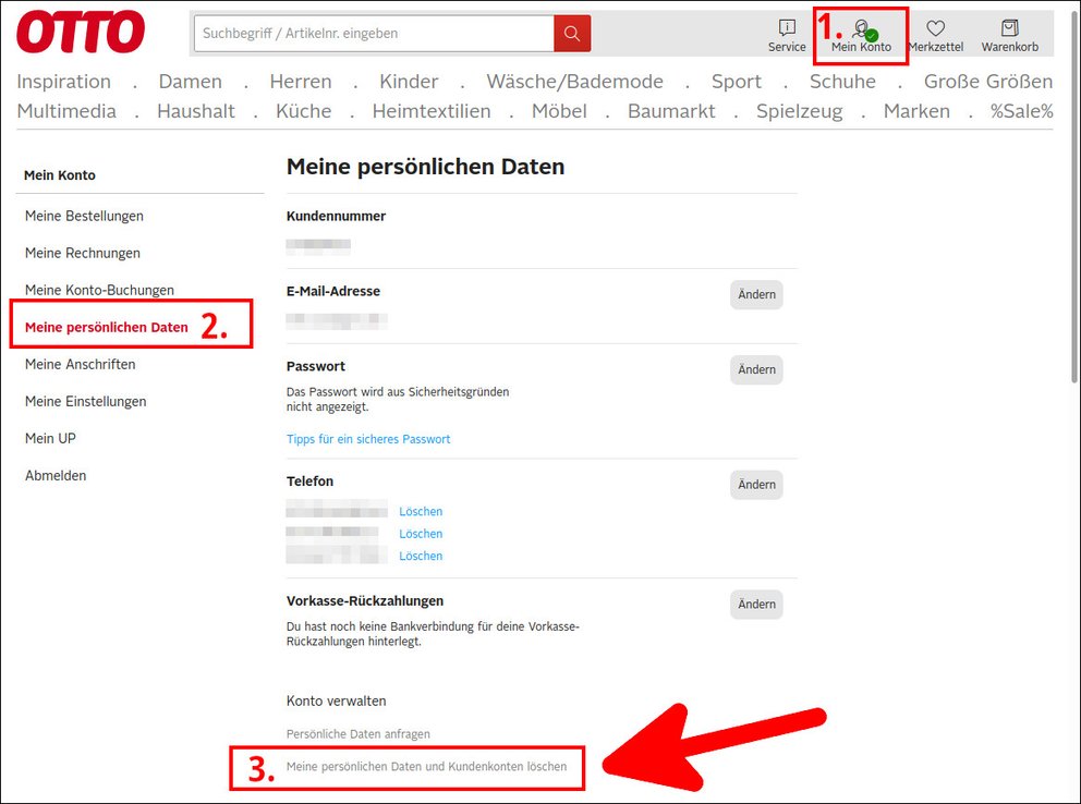 Wie Das Otto Konto Loschen