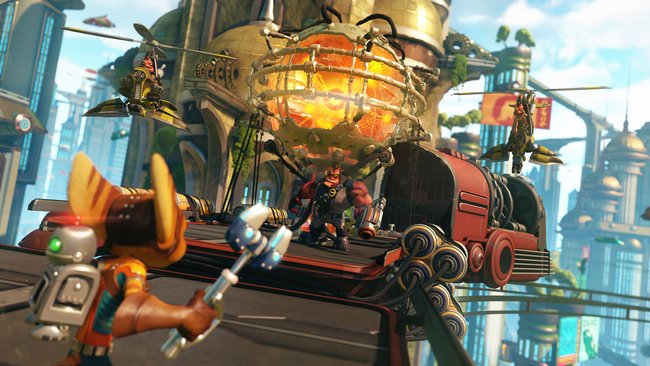 Ratchet and Clank präsentiert sich auf der PS4 detailliert wie nie.