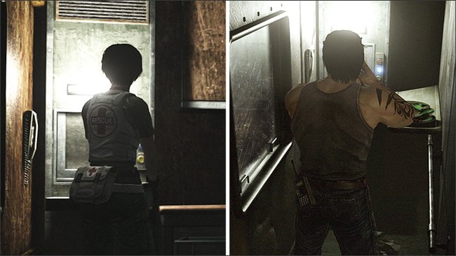 Resident Evil Zero Remastered: Rätsel löst ihr simultan mit beiden Charakteren.