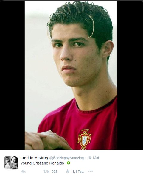 Cristiano Ronaldo Fruher In Jungen Jahren Und Heute