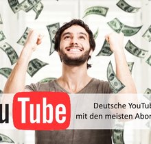 YouTuber mit den meisten Abonnenten in Deutschland (2015)