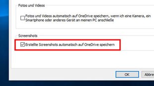 Windows 10: Screenshots automatisch in OneDrive speichern – So geht's