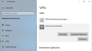 Windows 10: VPN-Verbindung einrichten – so geht's