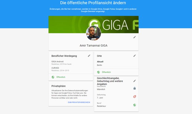 About Me: Welche Infos über mich werden in den Google-Diensten angezeigt?