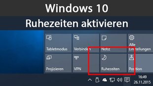 Windows 10: Ruhezeiten einstellen und aktivieren – So geht's