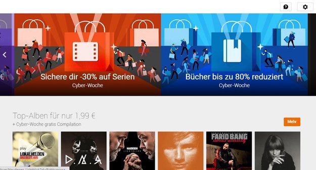 Google Play: Spiele, Musik und Filme stark reduziert