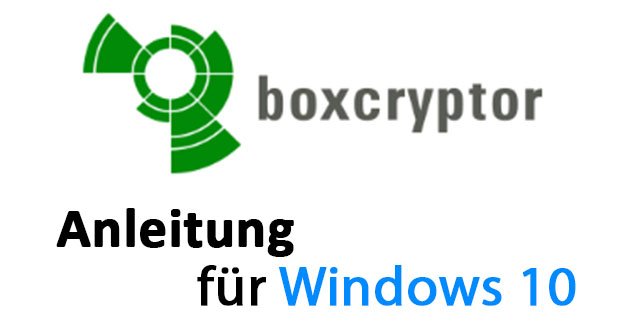 Boxcryptor in Windows 10 installieren, einrichten und nutzen – Anleitung