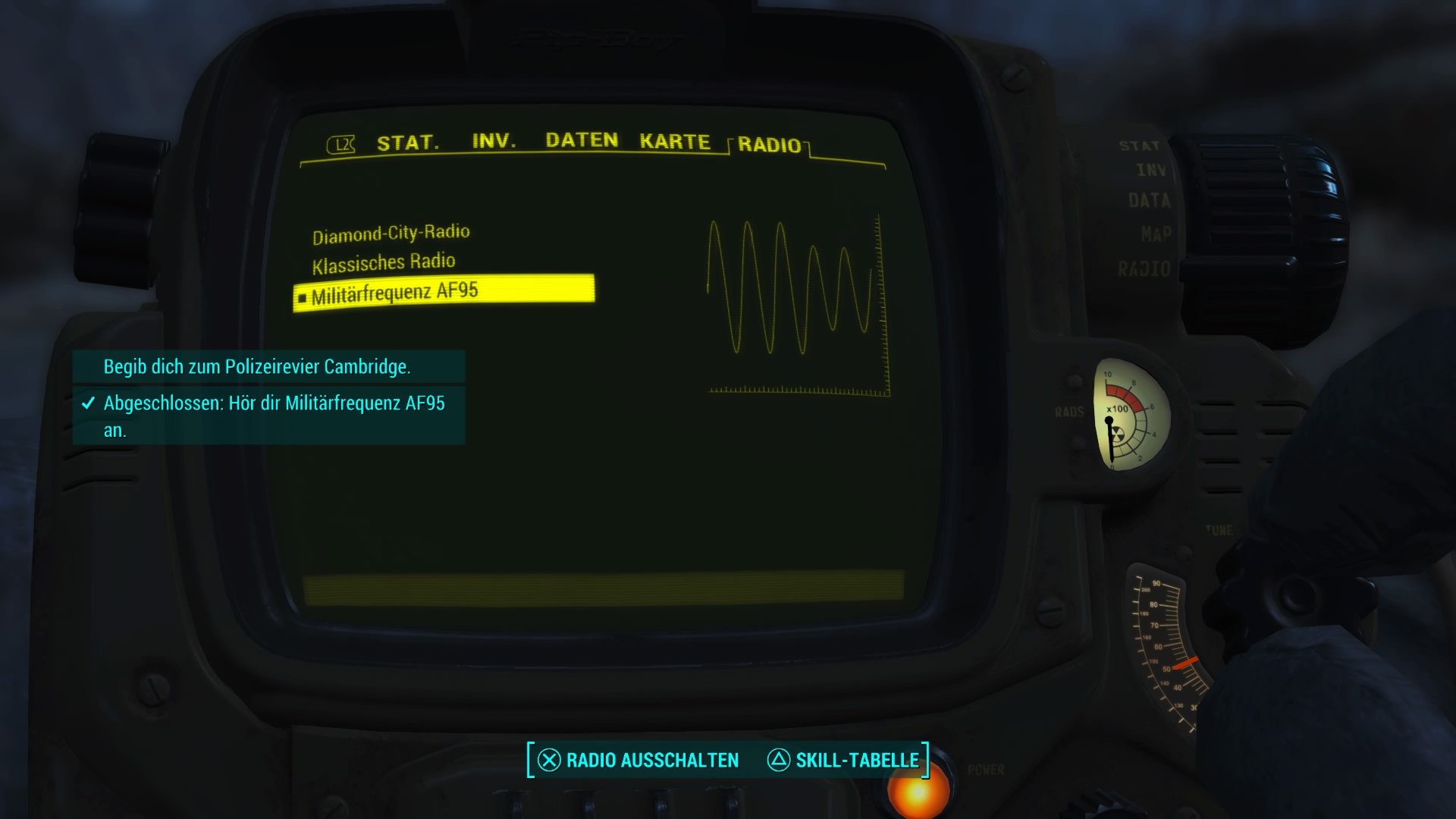 Fallout 4 сигнал военная частота af95 (114) фото