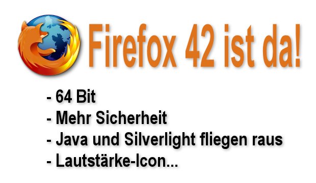 Firefox 42 - Mehr Sicherheit und endlich 64 Bit!