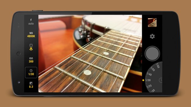 Manual Camera für Android: Kamera-App mit RAW-Aufnahme aktuell für 10 Cent