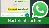 WhatsApp: Nachricht suchen – So findet ihr alten Text im Chat