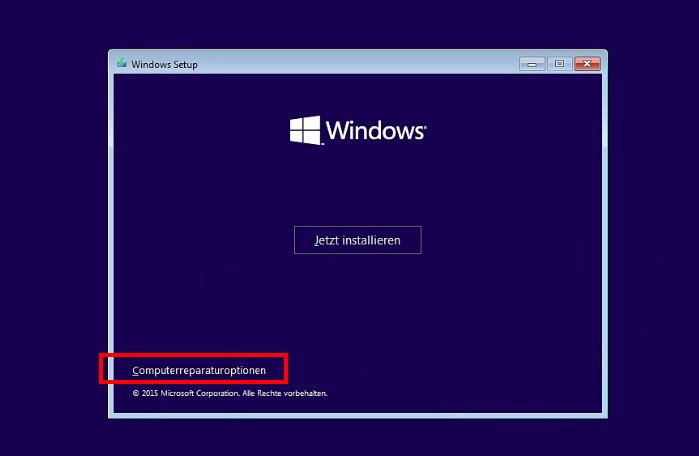 Windows10 startet jedes Mal in den Startoptionen...
