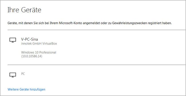 Auf der Microsoft-Webseite könnt ihr die Position eurer mobilen Windows-10-Geräte sehen.