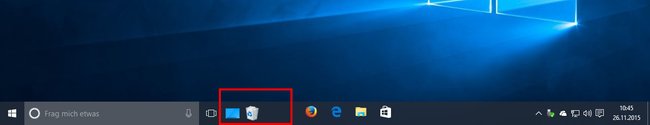 Windows 10: Die Schnellstartleiste wurde angepasst und sieht nun deutlich besser aus.