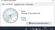 Windows 10: Uhrzeit falsch? Mit Atomuhr-Zeitserver synchronsieren – so geht's