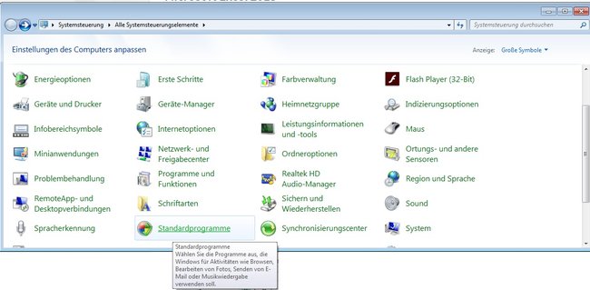 windows-standardprogramme