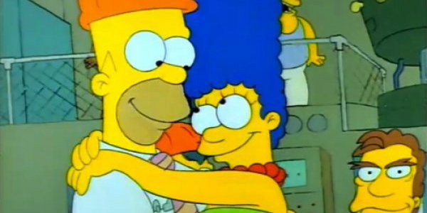 Homer und Marge Simpson