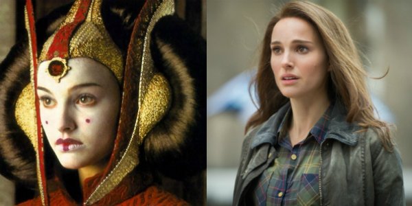 Natalie Portman in Star Wars und Thor