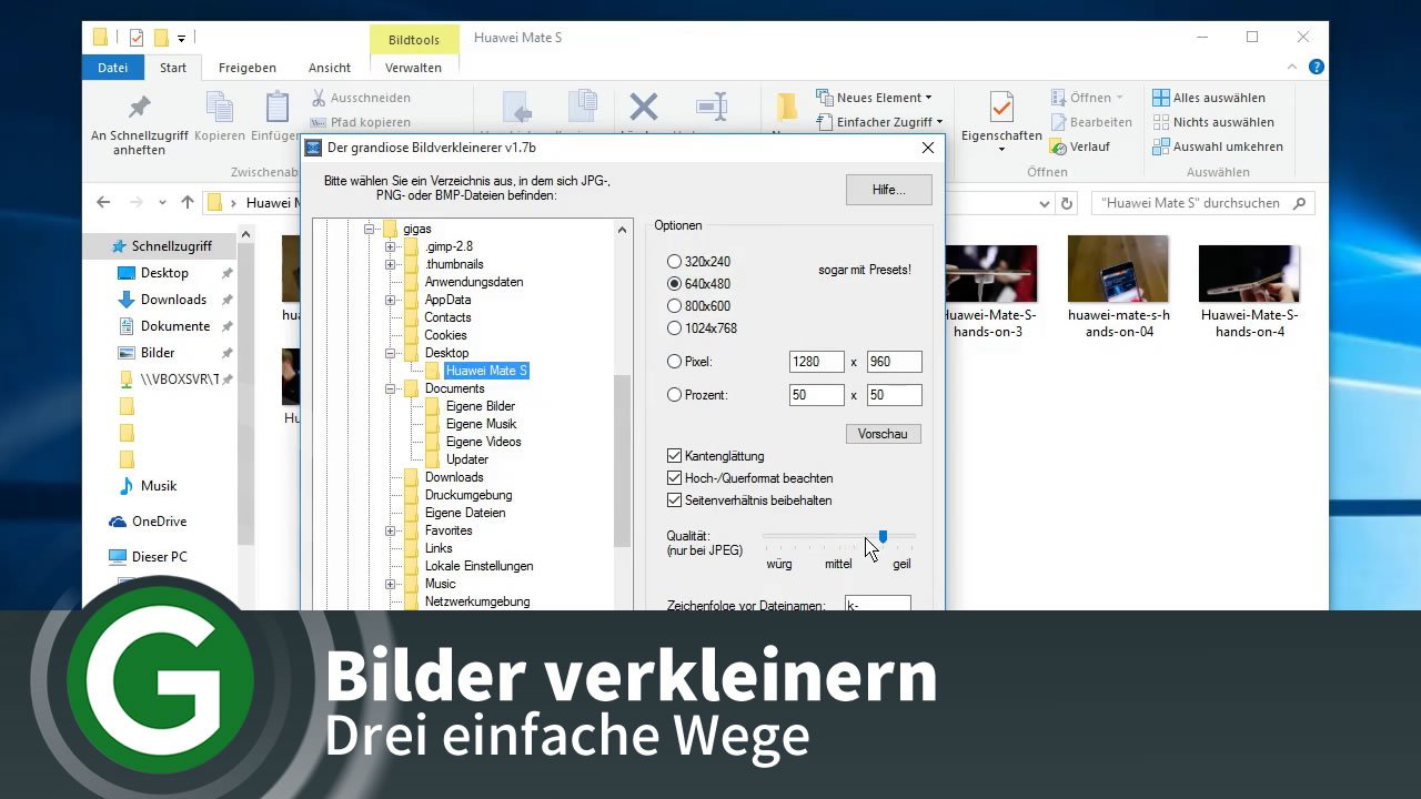 Jpg Datei Verkleinern / Dateigrosse Von Bildern Und Fotos Einfach Verkleinern Unter Windows Bilder Datei Foto Jpg Komprimierung Windows Faq : Die gespeicherte datei ist kleiner.