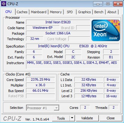 CPU-Z zeigt euch so gut wie alle CPU-Informationen an.