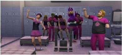 Entscheidet ihr euch für die Sportler-Karriere in Die Sims 4 fangt ihr als Maskottchen an