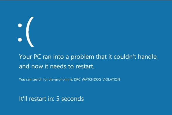 DPC Watchdog Violation unter Windows 8 und 10 beheben