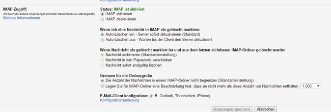 google-imap