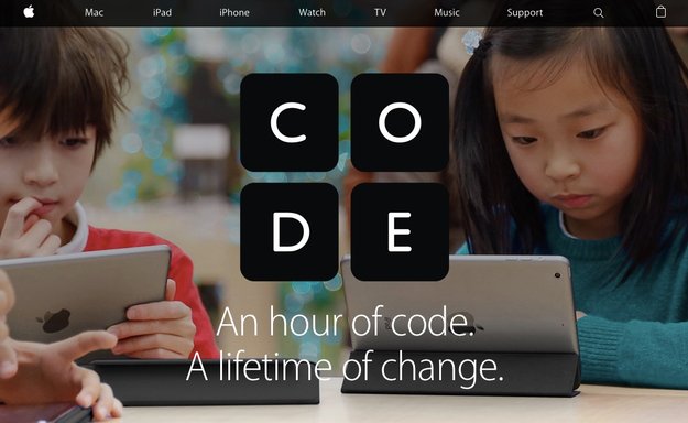 Hour of Code 2015: Kostenlose Coding-Workshops für Kinder in Apple Stores