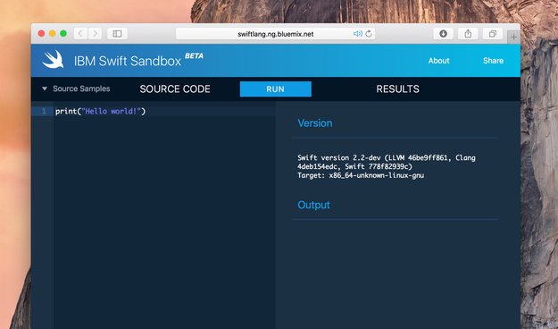 IBM macht's möglich: Programmiersprache Swift im Browser ausprobieren