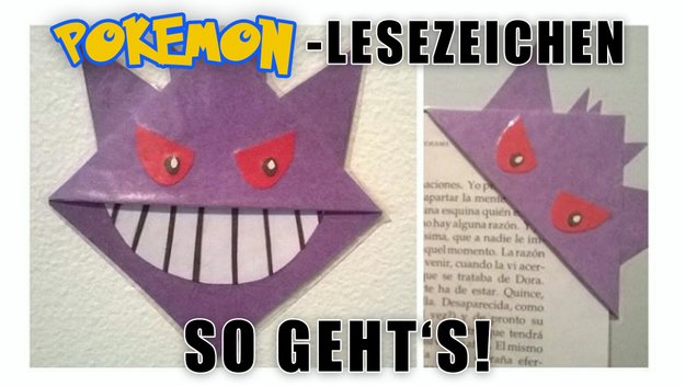 So machst du dir dein eigenes Pokémon-Lesezeichen (Anleitung)