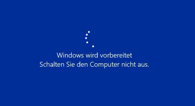 Windows Wird Vorbereitet Win 10