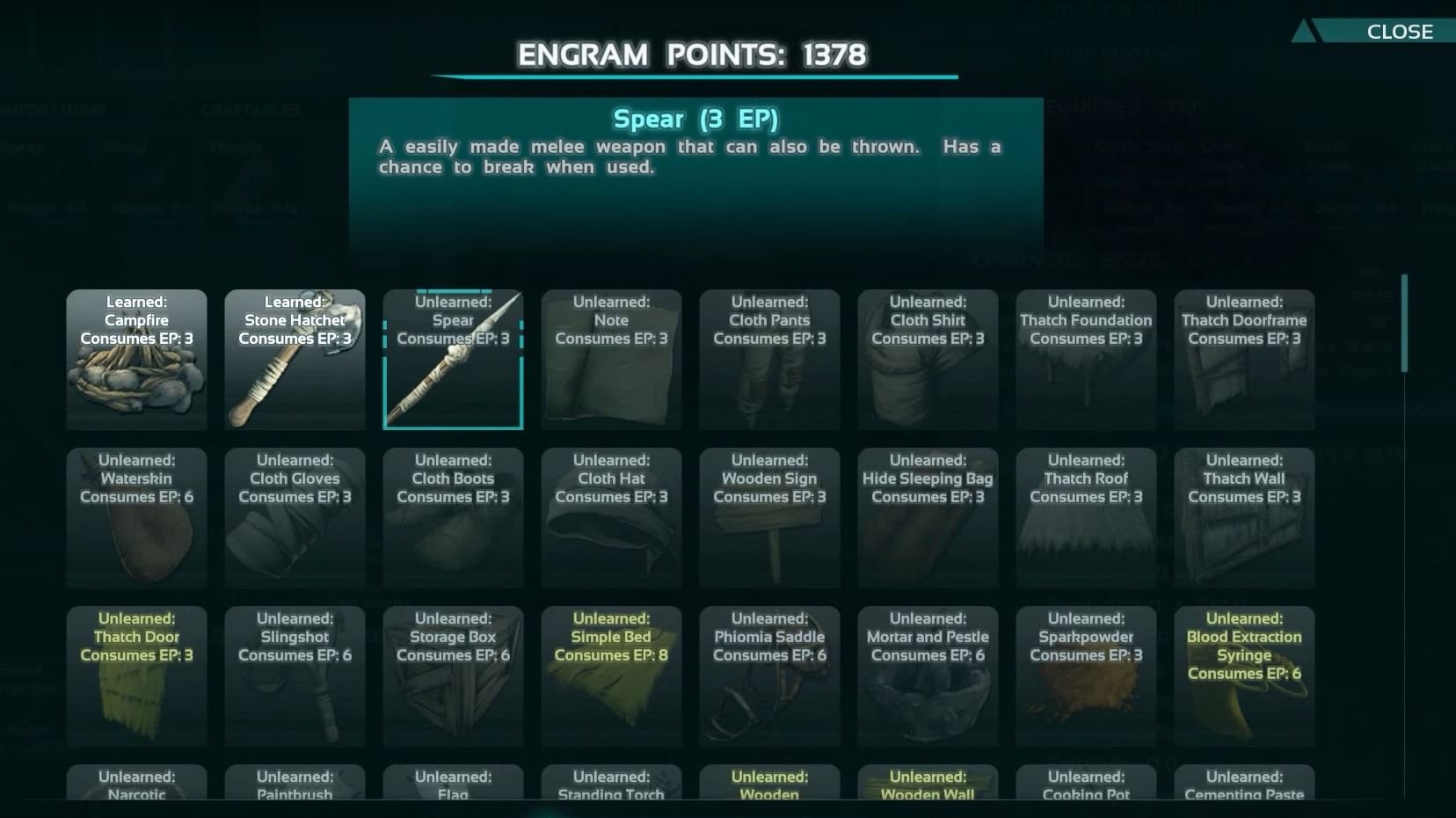 ARK - Survival Evolved: Engrams und Engram Points im Detail