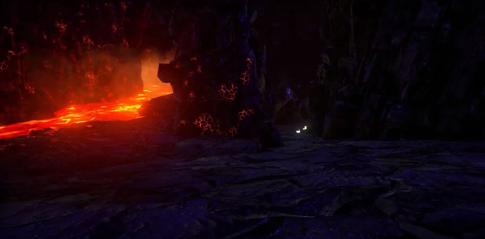 Befindet sich Lava in einer Höhle in ARK: Survival Evolved, sind die Temperaturen immer sehr hoch