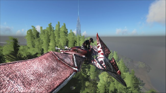 In ARK: Survival Evolved findet ihr Pteranodons in verschiedenen Farben (Quelle: http://ark-survival-evolved.wikia.com/Dracosaurian)