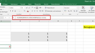 Excel: Bereich verschieben – Funktion mit Beispiel erklärt