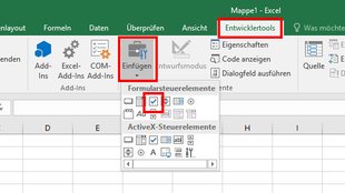 Excel: Checkbox einfügen, vergrößern & Status abfragen
