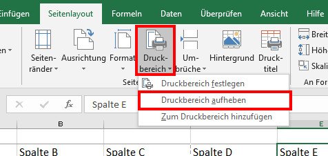 Excel Druckbereich Festlegen Anzeigen Anpassen So Geht S