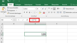 Excel: Multiplizieren von Zahlen in Zellen – so geht's