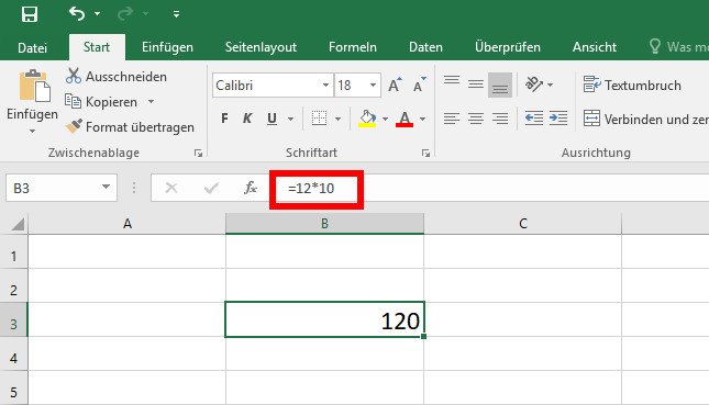 Excel Multiplizieren Von Zahlen In Zellen So Geht S