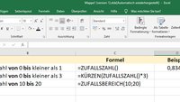 Excel: Zufallszahl erzeugen – so geht's